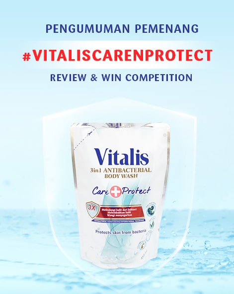 Pengumuman Pemenang Review and Win Competition #VitalisCareNProtect