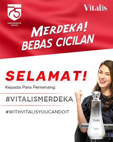 Pengumuman Pemenang Vitalis Merdeka! Bebas Cicilan